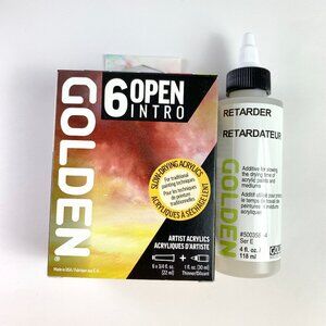 Golden OPEN Acrylic Intro Kit + Retarder